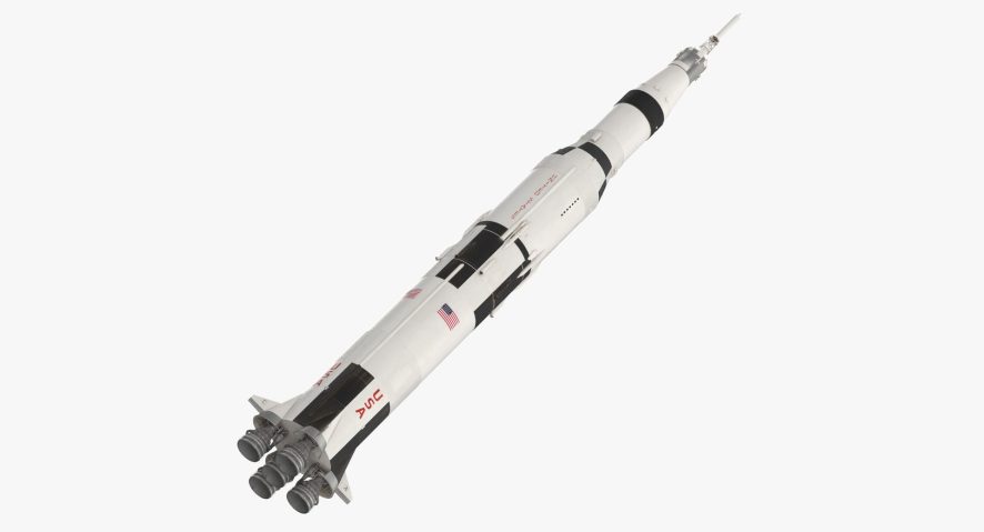 Free Saturn V Rocket 3d Model